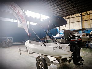 MAC boat port aft view