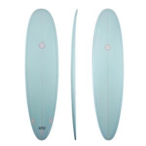 Bullets Malibu Longboard sky blue