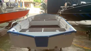 Savage 3-meter Dinghy transom view